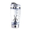Electric Protein Shake Stirrer Bottle blending a protein shake.
