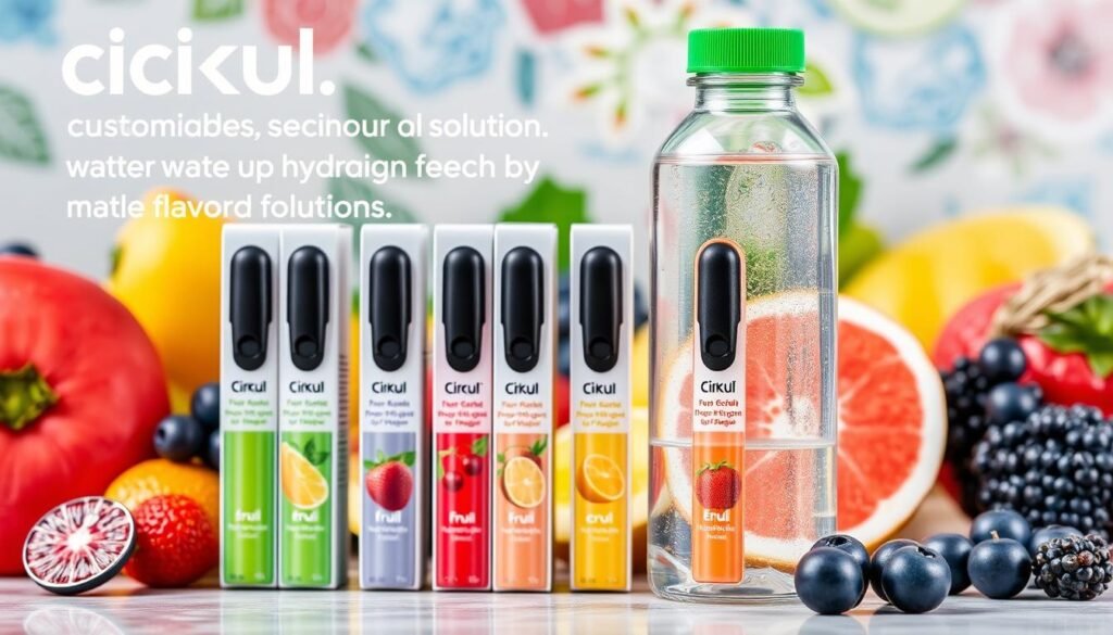 Cirkul flavor cartridges for customizable hydration solutions