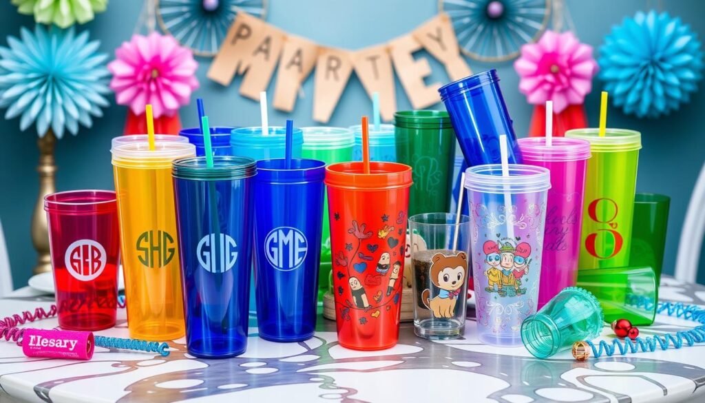 Customizable drinkware option for events