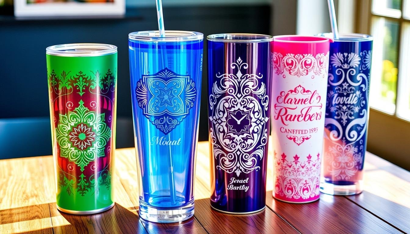 custom printed tumblers