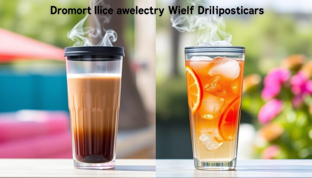 insulated tumbler for hot and cold drinks