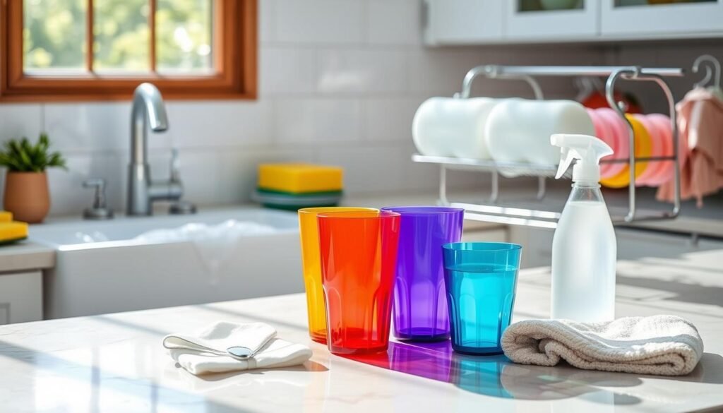 maintaining plastic tumblers