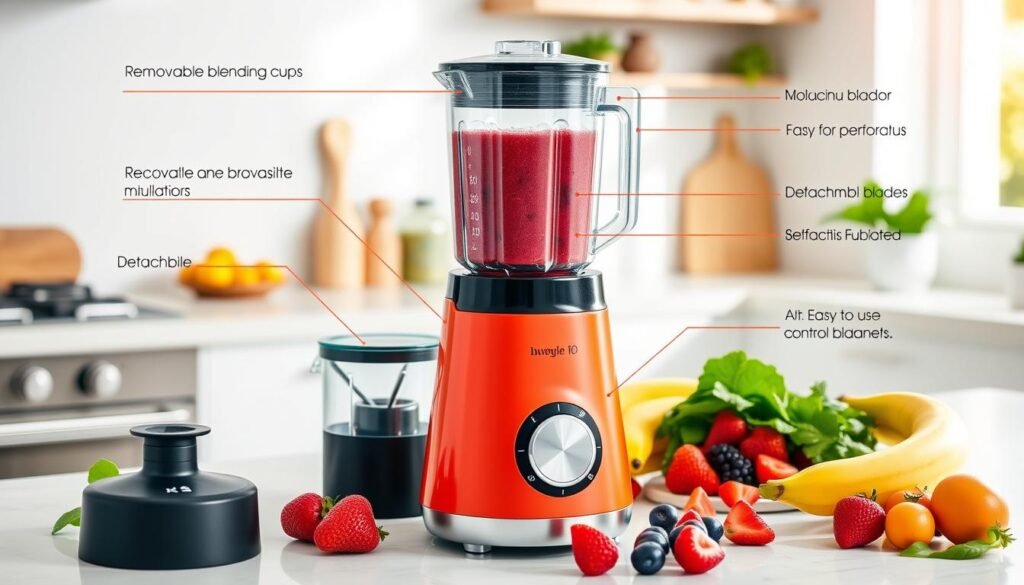 mini blender features