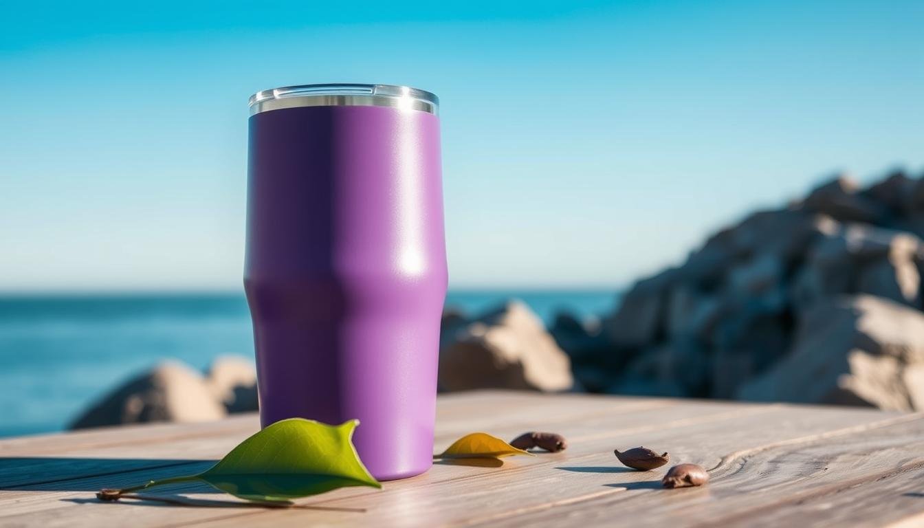 purple yeti rambler