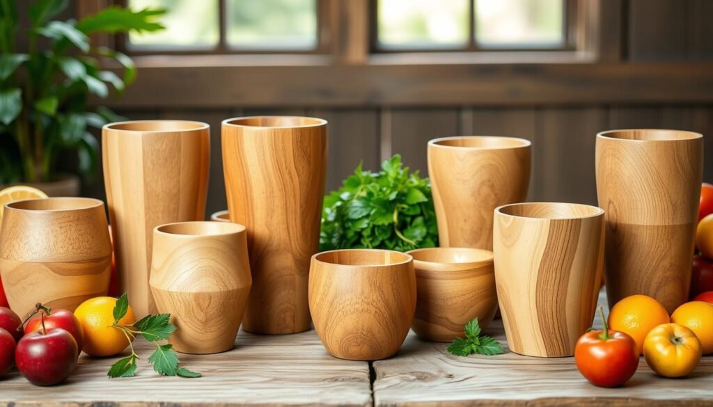 wooden drinking vessels